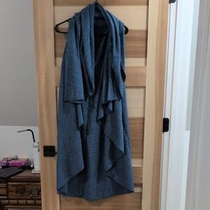 Stylish Blue Women's Poncho